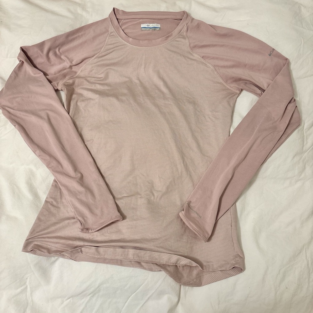 Women's Pink Long Sleeve Top